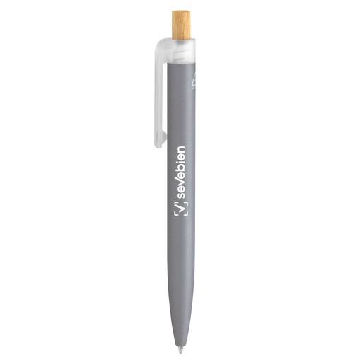 [BP325-TA] Bolígrafo Aluminio Reciclado Y Bambú "Balu" -[BP325-TA]c