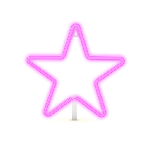 [G209] Luz Neón Estrella -[G209]c