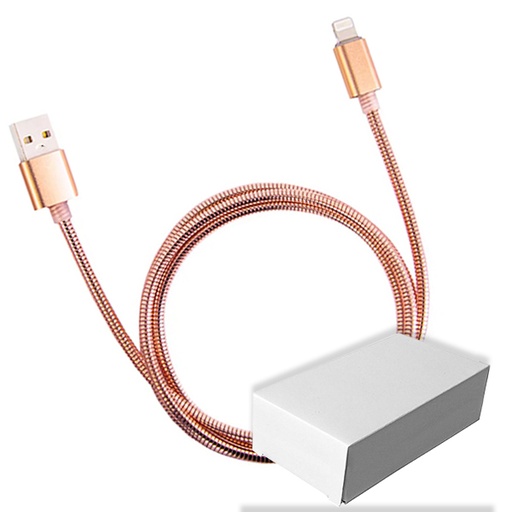 [601054381] Cable Conector Apple Lightning Encobrizado -[T64]b