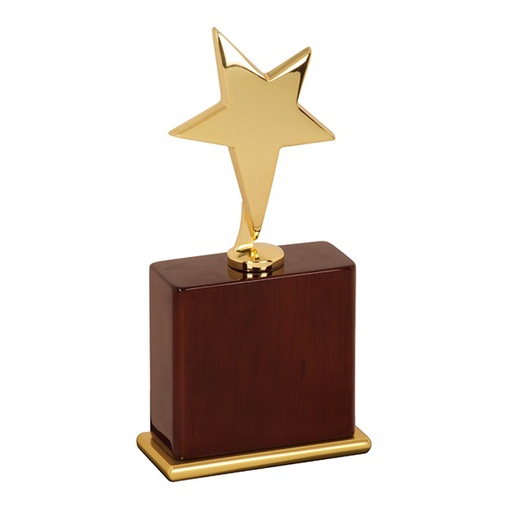 [591089236] Galvano Madera Roja Estrella Premium  SKU 10