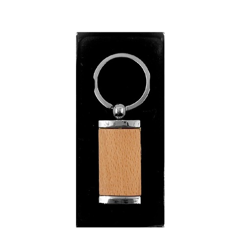 [601055389] Llavero Metal Madera -[K33]b