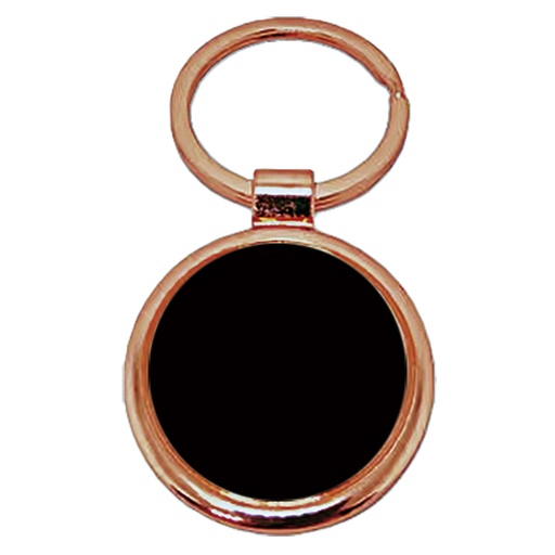[601055398] Llavero Redondo Encobrizado Negro -[K61]b