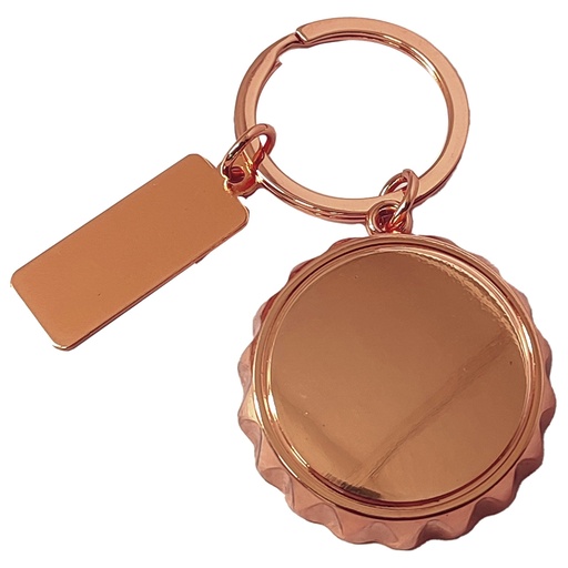 [601055384] Llavero Tapa Destapador Encobrizado -[K59]b