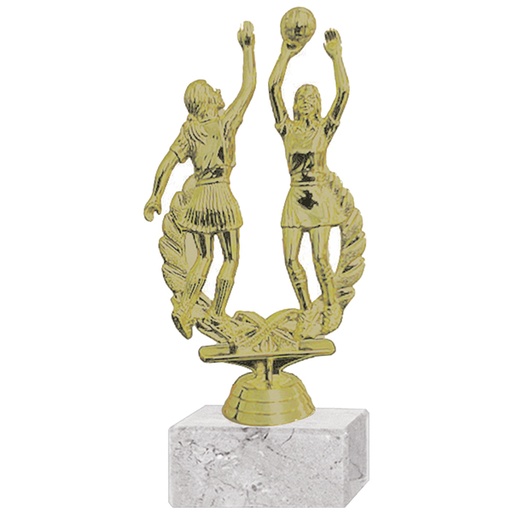 [591094082] Trofeo Plástico Básquetbol Femenino 2 Jugadoras