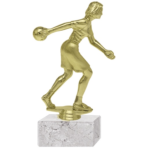 [591094111] Trofeo Plástico Bowling Femenino Grande
