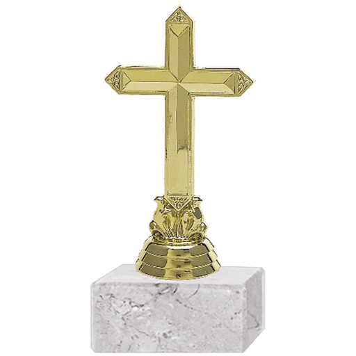 [591094085] Trofeo Plástico Cruz Grande