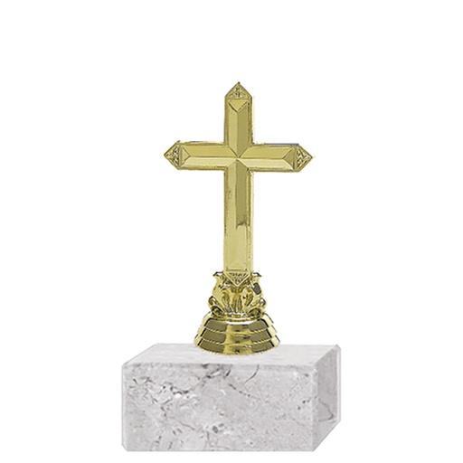 [591094086] Trofeo Plástico Cruz Pequeña
