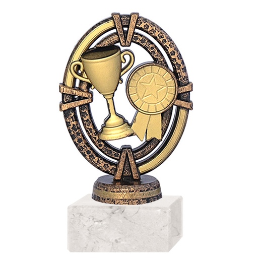 [591094150] Trofeo plástico FR Logro Color