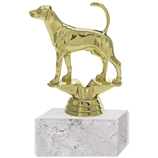 [591094087] Trofeo Plástico Perro Pointer