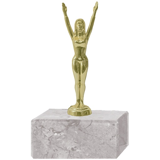 [591094091] Trofeo Plástico Gimnasia Mujer