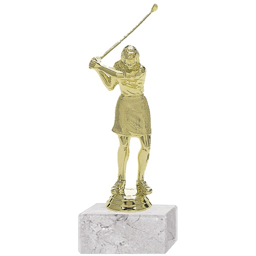 [591094073] Trofeo Plástico Golf Femenino Grande