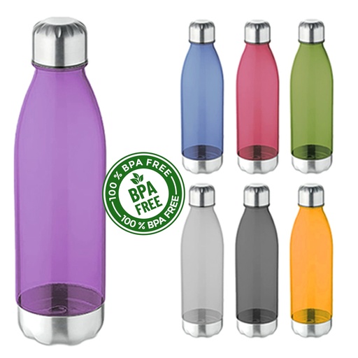 [M37] Botella Plástica + Acero Inoxidable Deportiva -[M37]b