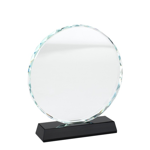 [A76] Trofeo Galvano De Cristal "Prisma" -[A76]d