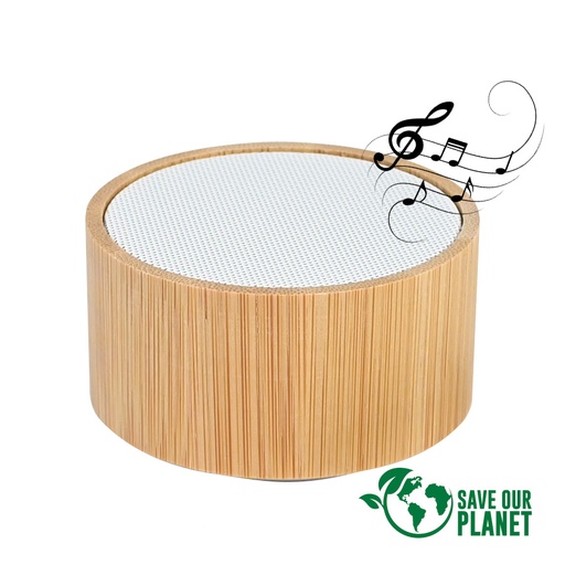 [B95] Parlante ALav oz Bluetooth De Bamboo "Flow" -[B95]d