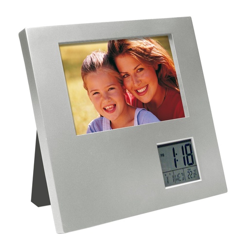 [T2] Porta-Retrato Con Reloj Digital -[T2]d