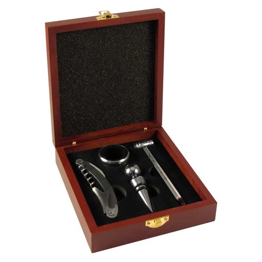 [W9] Set De Vino-en-Caja De Madera -[W9]d