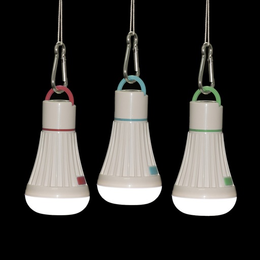 [T17] Lámpara Colgante Tipo Ampolleta De 1W Con 6 Led -[T17]d