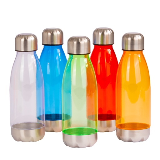 [M15] Botella Plástica Tapa Acero Inoxidable "As" 500 cc -[M15]d