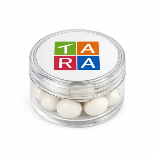 Frasco De Acrílico Con Mentitas O Chocolatitos -[DUL03]