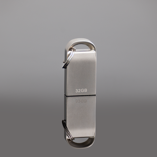 Usb 2.0 Mini-Pendrive "Lock" De Acero Inoxidable 32GB -[U25]d