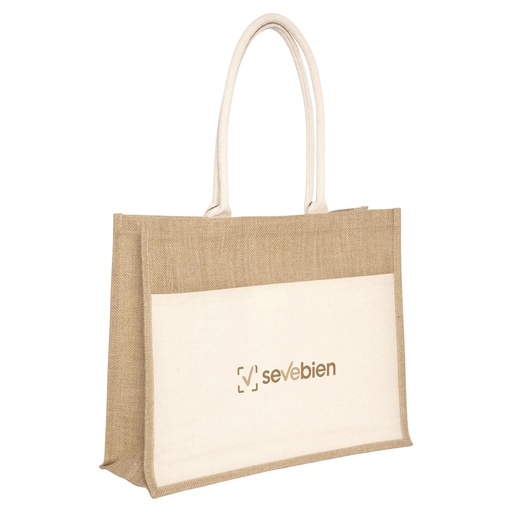 Bolsa De Algodón Y Yute "YUCATÁN" -[C589]c